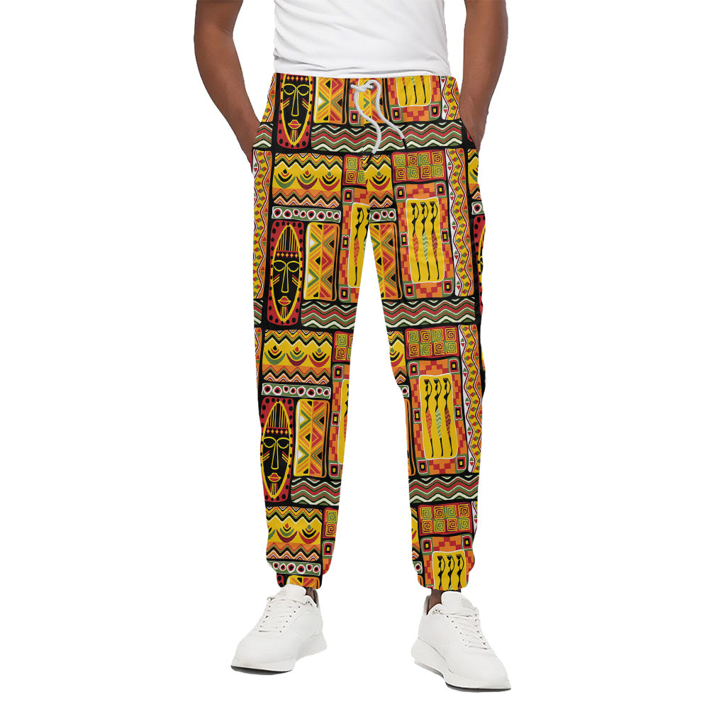 Sunset Ethnic African Tribal Print Cotton Pants