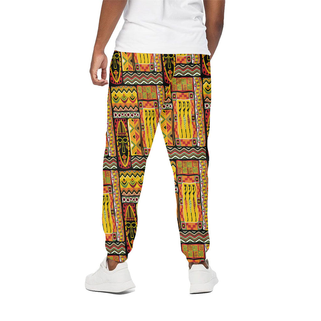 Sunset Ethnic African Tribal Print Cotton Pants