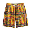 Sunset Ethnic African Tribal Print Cotton Shorts