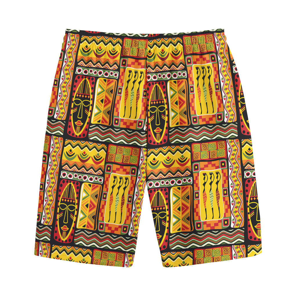 Sunset Ethnic African Tribal Print Cotton Shorts
