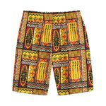Sunset Ethnic African Tribal Print Cotton Shorts