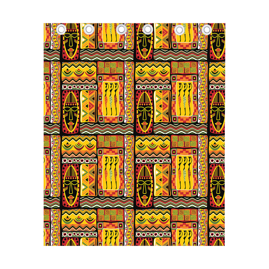Sunset Ethnic African Tribal Print Curtain