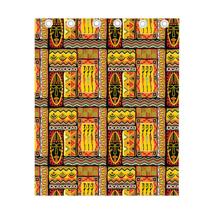 Sunset Ethnic African Tribal Print Curtain