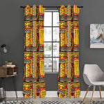 Sunset Ethnic African Tribal Print Curtain