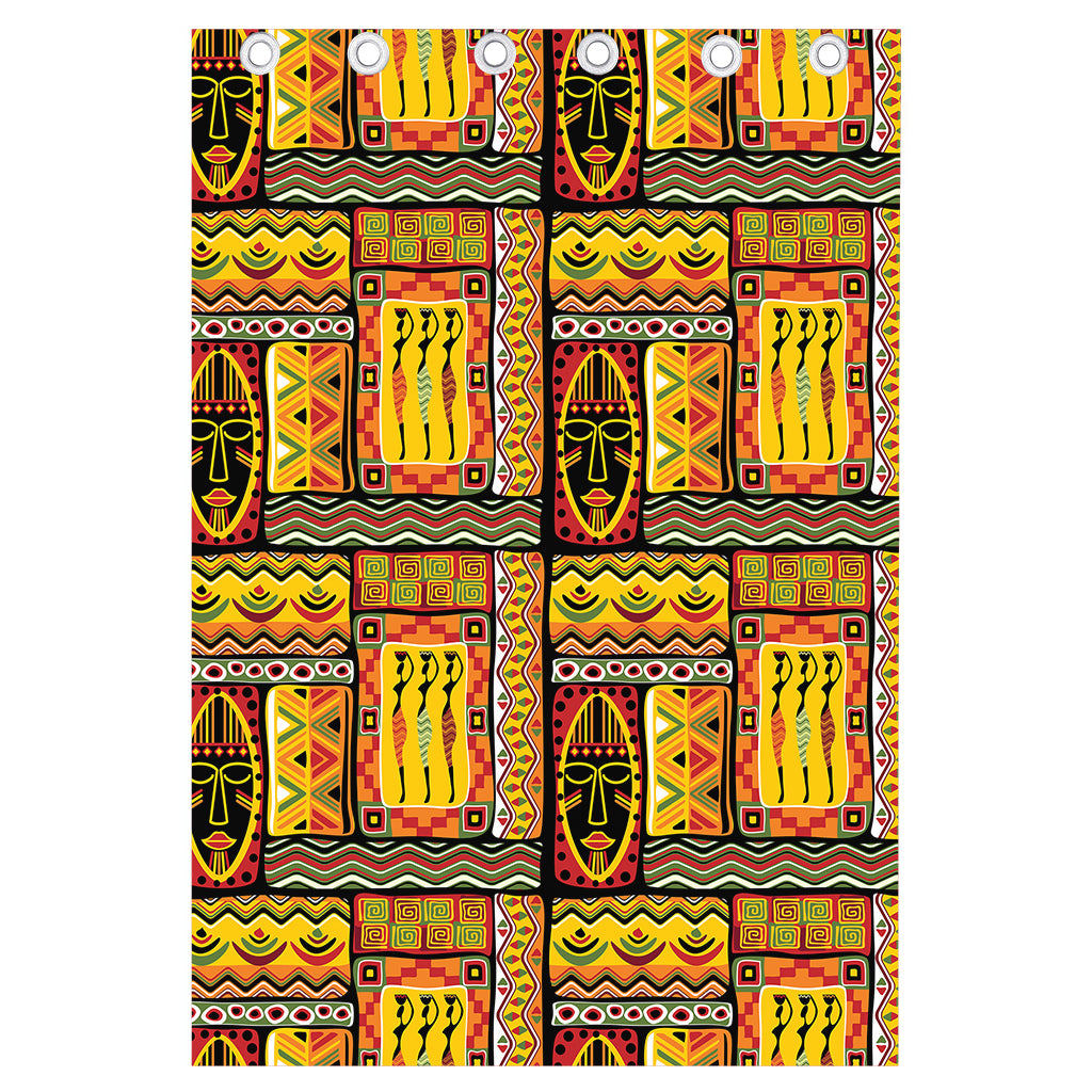 Sunset Ethnic African Tribal Print Curtain