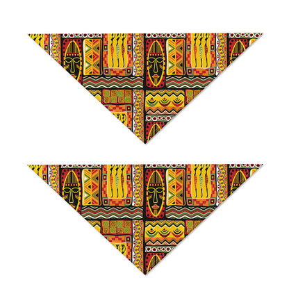 Sunset Ethnic African Tribal Print Dog Bandana