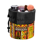 Sunset Ethnic African Tribal Print Drawstring Makeup Bag