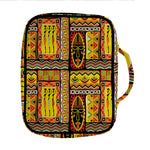 Sunset Ethnic African Tribal Print Front Pocket Bible Bag