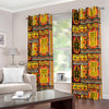 Sunset Ethnic African Tribal Print Grommet Curtains