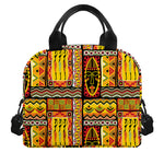 Sunset Ethnic African Tribal Print Insulated Lunch Bag