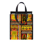 Sunset Ethnic African Tribal Print Insulated Lunch Tote