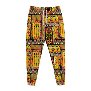 Sunset Ethnic African Tribal Print Jogger Pants