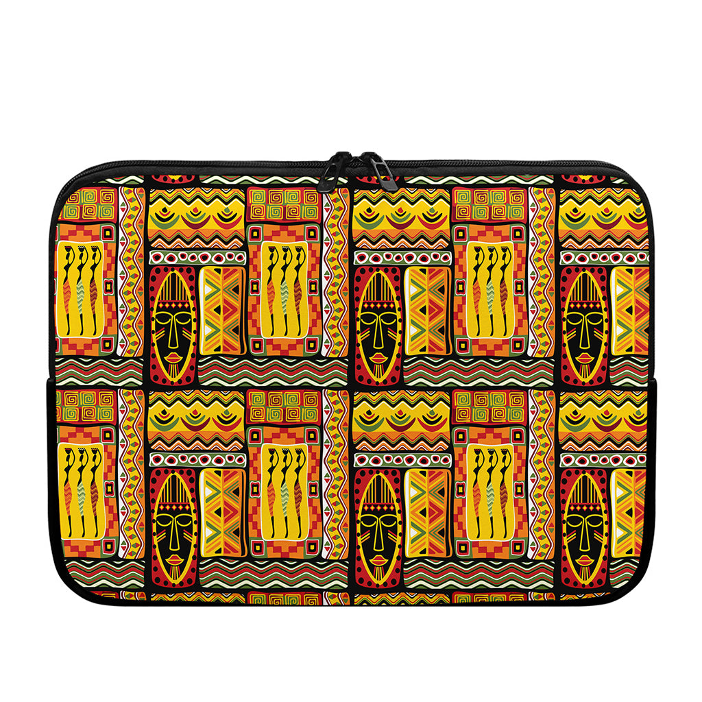 Sunset Ethnic African Tribal Print Laptop Sleeve