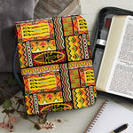 Sunset Ethnic African Tribal Print Leather Bible Cover