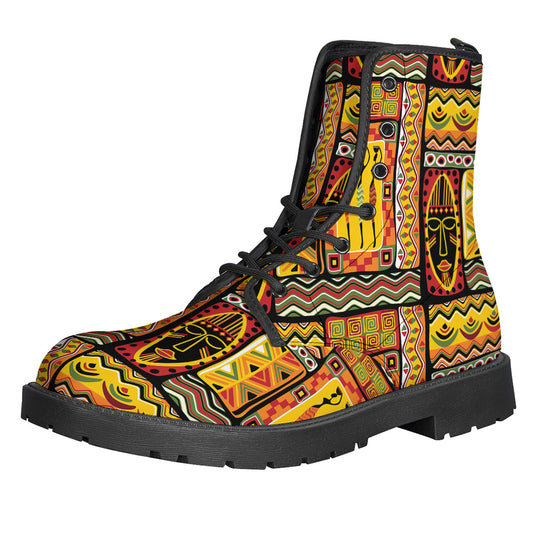 Sunset Ethnic African Tribal Print Backpack
