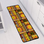 Sunset Ethnic African Tribal Print Long Kitchen Mat