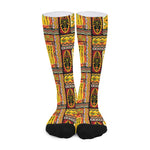 Sunset Ethnic African Tribal Print Long Socks