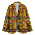 Sunset Ethnic African Tribal Print Men's Blazer