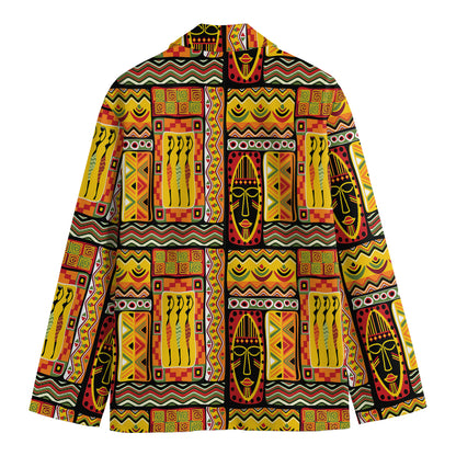 Sunset Ethnic African Tribal Print Men's Blazer