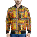 Sunset Ethnic African Tribal Print Men's Bomber Jacket