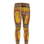 Sunset Ethnic African Tribal Print Men's leggings