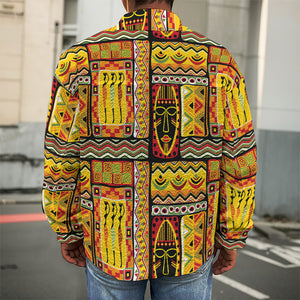 Sunset Ethnic African Tribal Print Men's Shirt Jacket