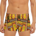 Sunset Ethnic African Tribal Print Men's Short Boxer Briefs