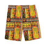 Sunset Ethnic African Tribal Print Men's Sports Shorts