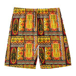 Sunset Ethnic African Tribal Print Men's Swim Trunks