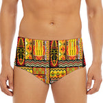 Sunset Ethnic African Tribal Print Men's Triangle Swim Briefs