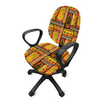 Sunset Ethnic African Tribal Print Office Chair Cover