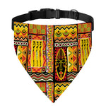 Sunset Ethnic African Tribal Print Over The Collar Dog Bandana
