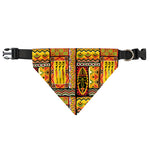 Sunset Ethnic African Tribal Print Over The Collar Dog Bandana