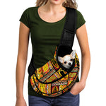 Sunset Ethnic African Tribal Print Pet Sling Carrier
