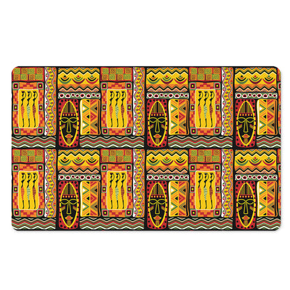 Sunset Ethnic African Tribal Print Polyester Doormat