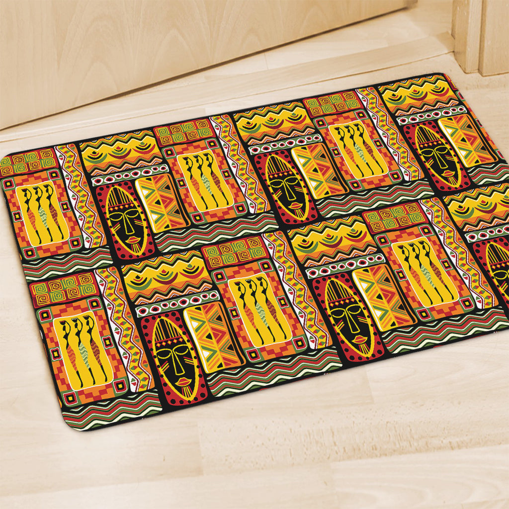 Sunset Ethnic African Tribal Print Polyester Doormat