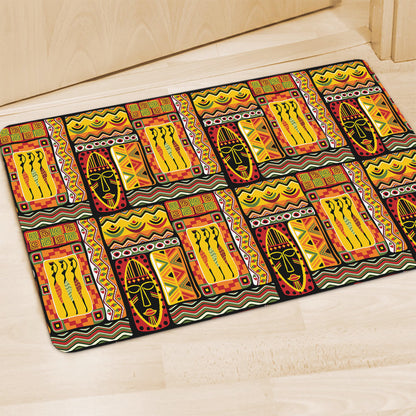 Sunset Ethnic African Tribal Print Polyester Doormat