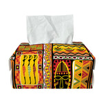 Sunset Ethnic African Tribal Print Rectangle Tissue Box Cover