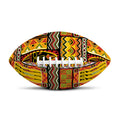 Sunset Ethnic African Tribal Print Rugby Ball