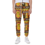Sunset Ethnic African Tribal Print Scuba Joggers
