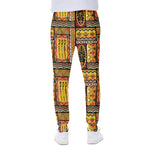 Sunset Ethnic African Tribal Print Scuba Joggers