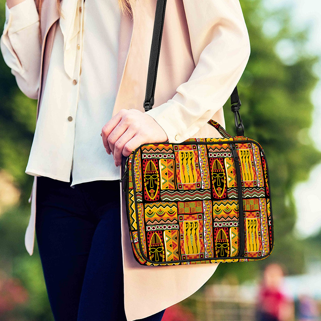Sunset Ethnic African Tribal Print Shoulder Strap Bible Bag