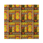 Sunset Ethnic African Tribal Print Silk Bandana