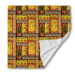 Sunset Ethnic African Tribal Print Silk Bandana