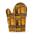 Sunset Ethnic African Tribal Print Single Oven Mitt
