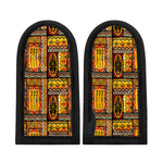 Sunset Ethnic African Tribal Print Skillet Handle Cover