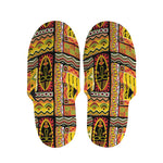 Sunset Ethnic African Tribal Print Slippers