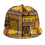 Sunset Ethnic African Tribal Print Snapback Cap