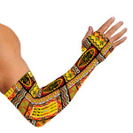 Sunset Ethnic African Tribal Print Sun Protection Arm Sleeves