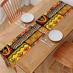 Sunset Ethnic African Tribal Print Table Runner